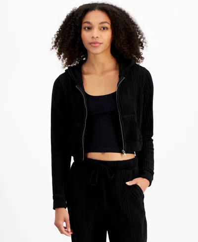 Self Esteem Juniors' Brushed Ribbed Full-zip Hoodie