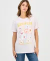 Self Esteem Juniors' Kindness Flowers Crewneck Tee In Pink