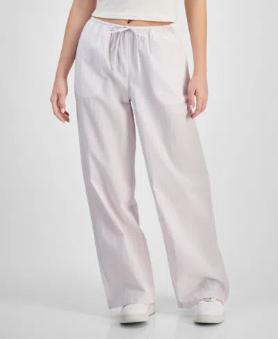 Self Esteem Juniors' Seersucker Drawstring Lounge Pants In Tender Touch