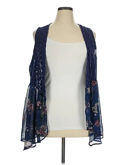 Pre-owned Self Esteem Kimono In Blue