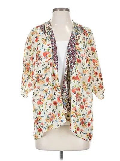 Pre-owned Self Esteem Kimono In Ivory