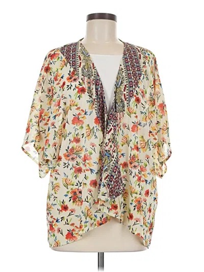 Pre-owned Self Esteem Kimono In Ivory