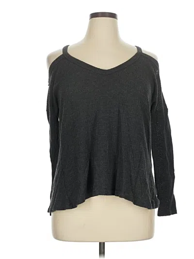 Pre-owned Self Esteem Pullover Sweater In Gray