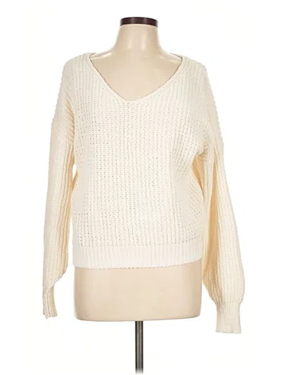 Pre-owned Self Esteem Pullover Sweater In Ivory