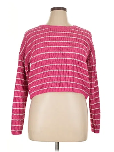 Pre-owned Self Esteem Pullover Sweater In Pink