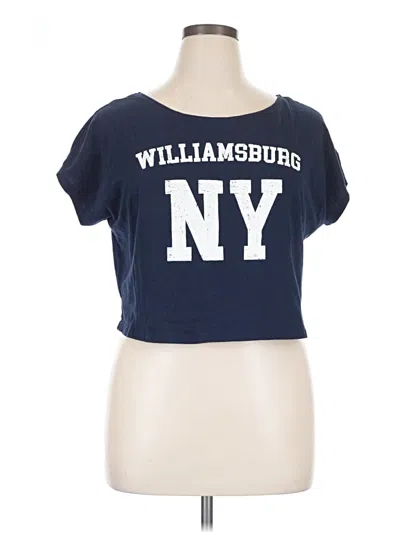 Pre-owned Self Esteem Short Sleeve T-shirt In Blue