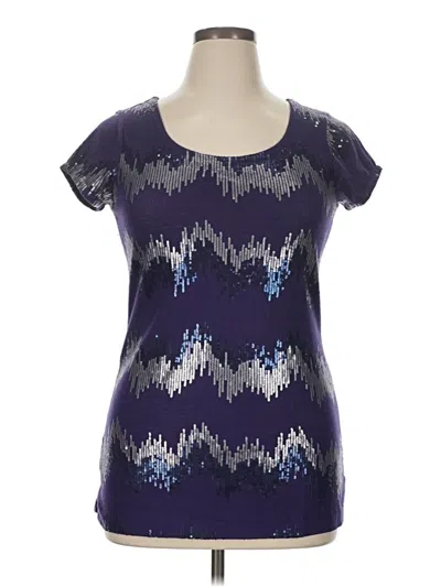 Pre-owned Self Esteem Short Sleeve T-shirt In Purple