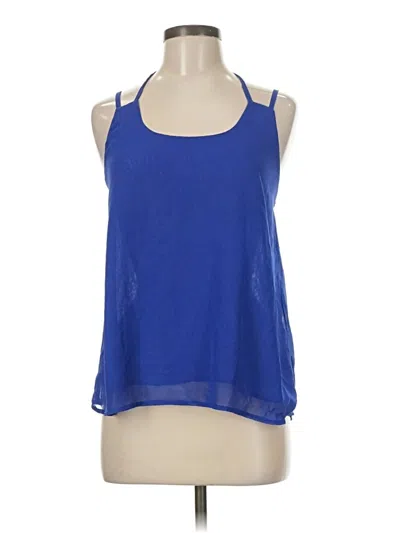 Pre-owned Self Esteem Sleeveless Blouse In Blue
