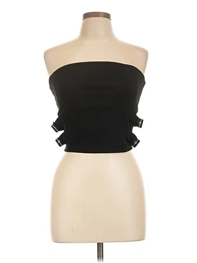 Pre-owned Self Esteem Tube Top Black Strapless Neckline Tops