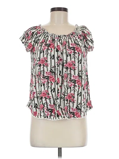 Pre-owned Self Esteem Tube Top Pink Strapless Neckline Tops