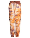 Self Made By Gianfranco Villegas Man Pants Orange Size Xl Cotton In Orange