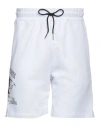 Self Made By Gianfranco Villegas Man Shorts & Bermuda Shorts White Size M Cotton In White