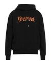 Self Made By Gianfranco Villegas Man Sweatshirt Black Size Xxl Cotton