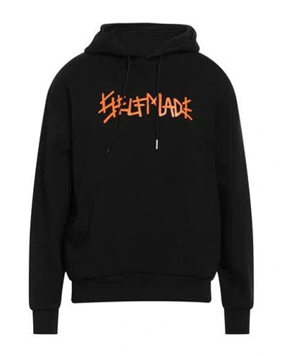 Self Made By Gianfranco Villegas Man Sweatshirt Black Size Xxl Cotton