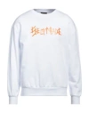 Self Made By Gianfranco Villegas Man Sweatshirt White Size Xxl Cotton