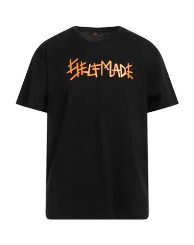 Self Made By Gianfranco Villegas Man T-shirt Black Size Xxl Cotton