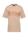 Self Made By Gianfranco Villegas T-shirts In Beige