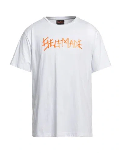 Self Made By Gianfranco Villegas Man T-shirt White Size Xxl Cotton