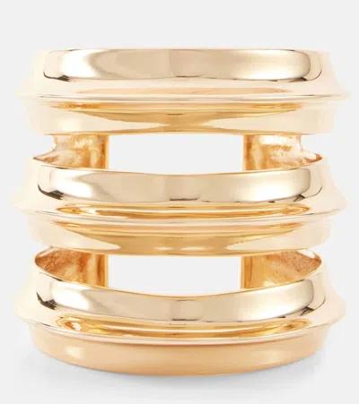 Self-portrait 18kt Gold-plated Cuff Bracelet