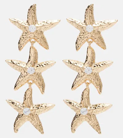 Self-portrait 18kt Gold-plated Earrings