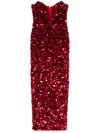Self-portrait Self Portrait Off-the-shoulder Sequin Dress In 红色