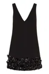 Self-portrait Sequined Crepe Mini Dress