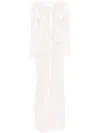 SELF-PORTRAIT LONG MESH DRESS WITH RHINESTONES