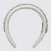 Self-portrait Faux Pearl And Diamanté Headband In Pearl
