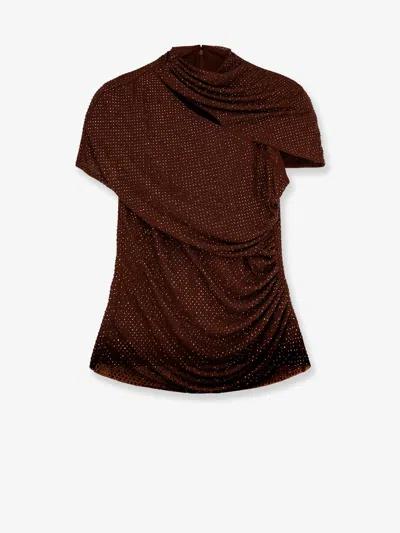 SELF-PORTRAIT ALL-OVER SEQUINS TOP