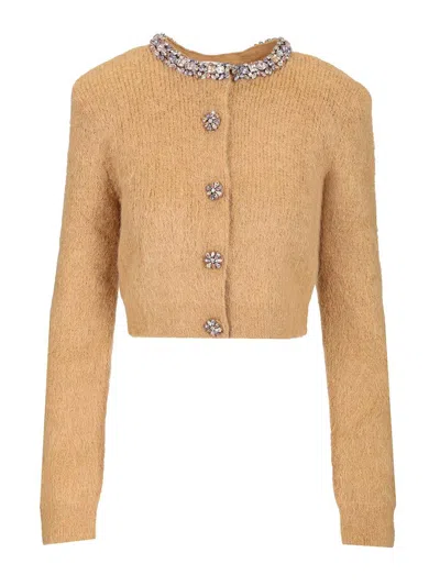 SELF-PORTRAIT ALPACA CARDIGAN