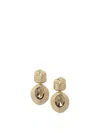 Self-portrait Amber Earrings Jewels Gold In Yellow