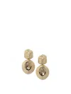 Self-portrait Amber Earrings Jewels Gold In Gold
