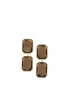 Self-portrait Amber Earrings Jewels Gold In Green