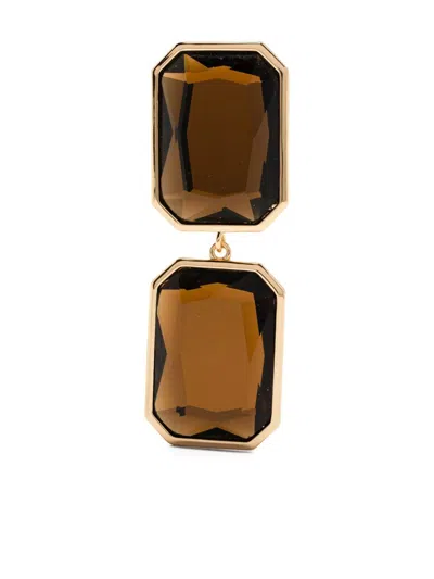 Self-portrait Amber Tiered Earrings Accessories In Multi