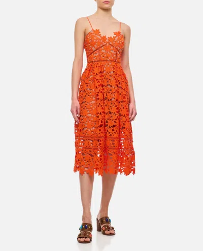 SELF-PORTRAIT AZAELEA LACE MIDI DRESS