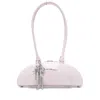 Self-portrait 'curved Charm' Shoulder Bag Self Portrait In Pink