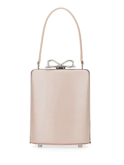 Self-portrait Bag With Bow In Pink
