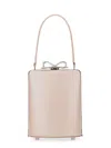 Self-portrait Structured Bag With Decorative Bow In Pink