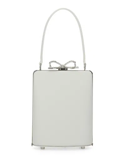 Self-portrait Bag With Bow In White