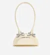 Self-portrait Leather Charm-detail Shoulder Bag In Gold