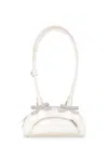 Self-portrait Cream Leather Curved Mini Shoulder Bag Beige