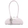 Self-portrait Leather Shoulder Bags In Pink