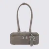 Self-portrait Grey Suede Top Handle Bag