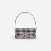 Self-portrait Crystal Baguette Bag In Black