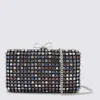 Self-portrait Crystal Embellished Clutch In Multi