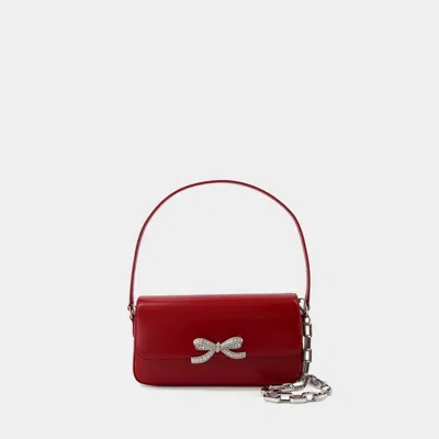 SELF-PORTRAIT BAGUETTE SHOULDER BAG - SELF PORTRAIT - LEATHER - BURGUNDY