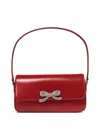 Self-portrait Leather Bow Baguette Shoulder Bag