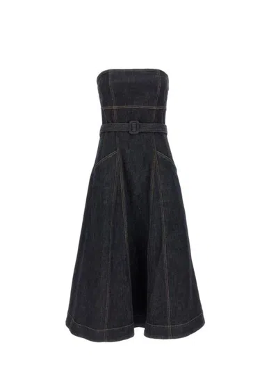 SELF-PORTRAIT SELF-PORTRAIT BANDEAU MIDI DRESS