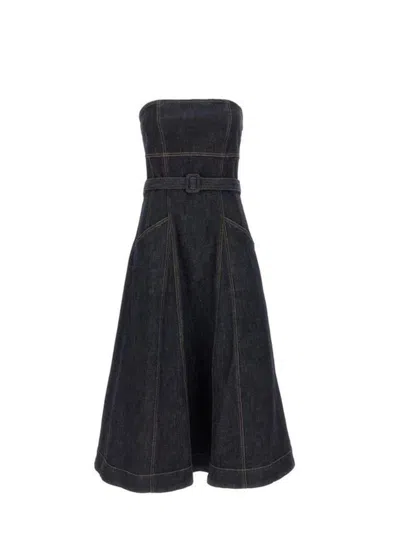 SELF-PORTRAIT SELF-PORTRAIT BANDEAU MIDI DRESS