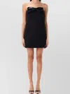 Self-portrait Strapless Mini Dress With Bow